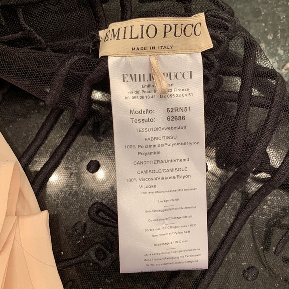 Emilio Pucci embroidery top and camisole set - Picture 4 of 6